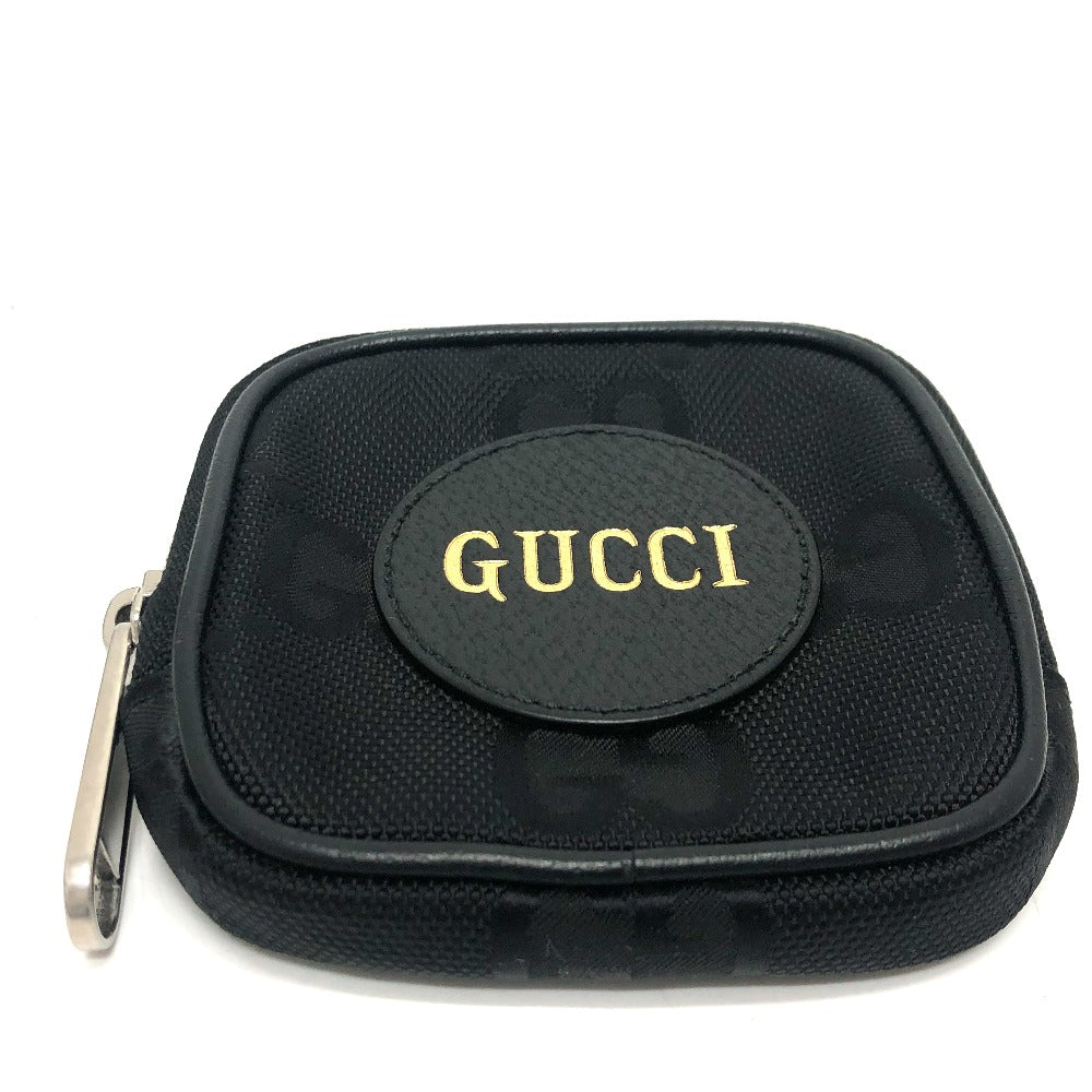 GUCCI Coin case 645060 GG canvas black GG Off the grid mens(Unisex) Used Authentic