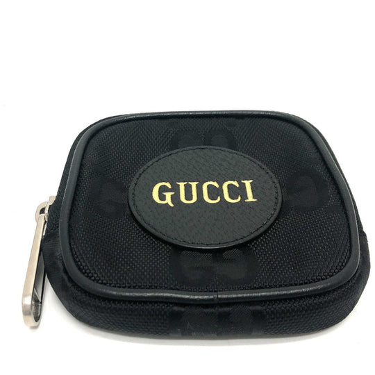 GUCCI Coin case 645060 GG canvas black GG Off the grid mens(Unisex) Used Authentic