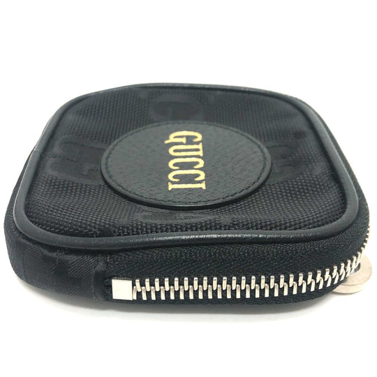 GUCCI Coin case 645060 GG canvas black GG Off the grid mens(Unisex) Used Authentic