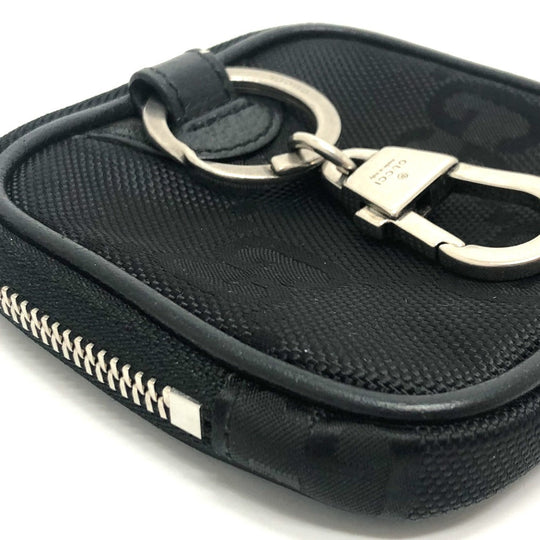 GUCCI Coin case 645060 GG canvas black GG Off the grid mens(Unisex) Used Authentic