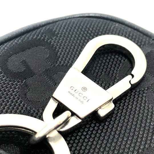 GUCCI Coin case 645060 GG canvas black GG Off the grid mens(Unisex) Used Authentic