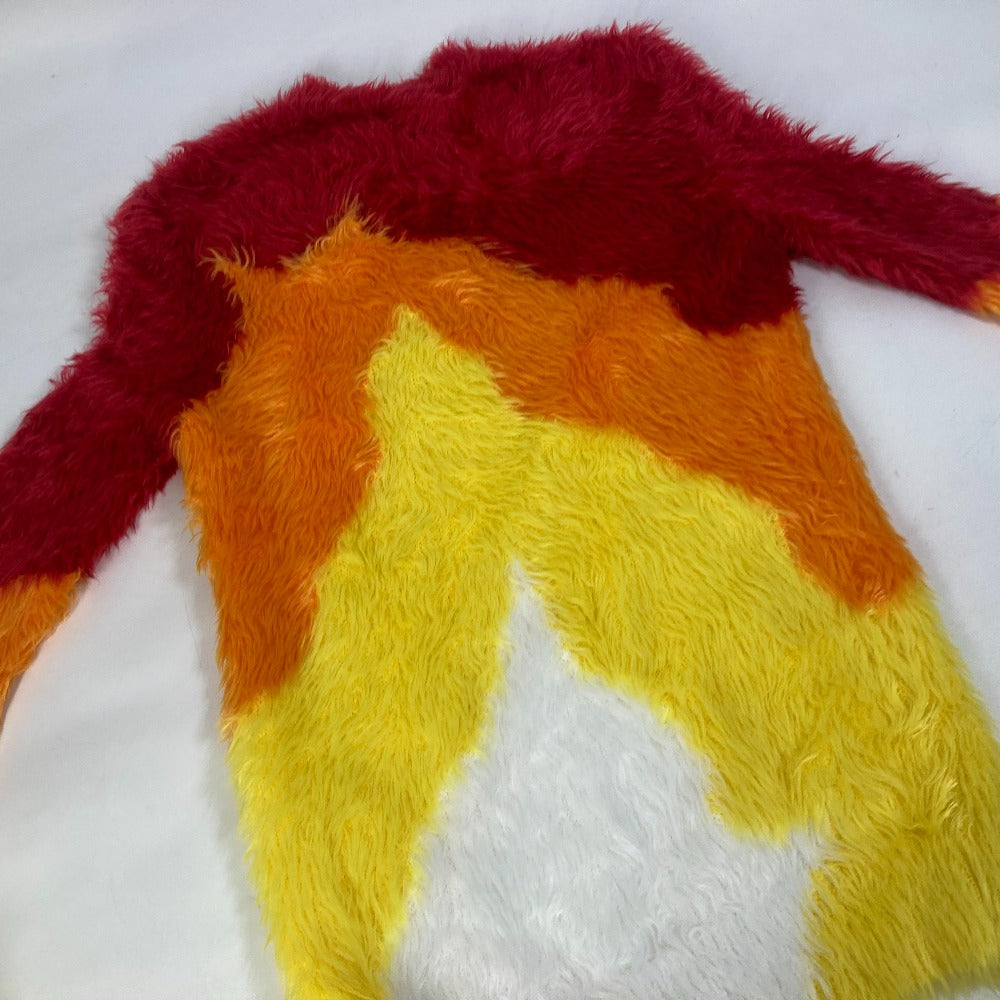 LOEWE sweater SB44Y14K08 polyamide Red studio ghibli collaboration Howl's Moving Castle Calcifer mens S Used Authentic