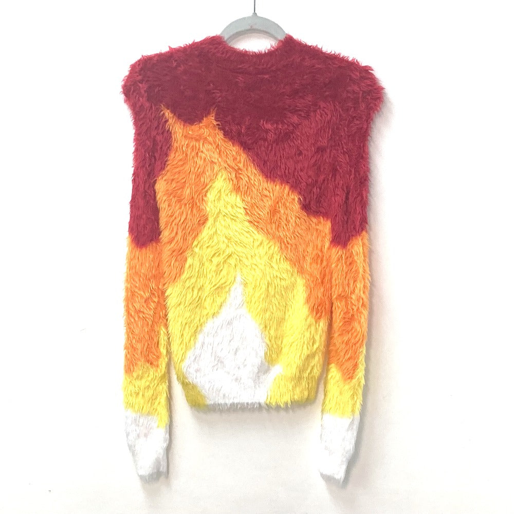 LOEWE sweater SB44Y14K08 polyamide Red studio ghibli collaboration Howl's Moving Castle Calcifer mens S Used Authentic