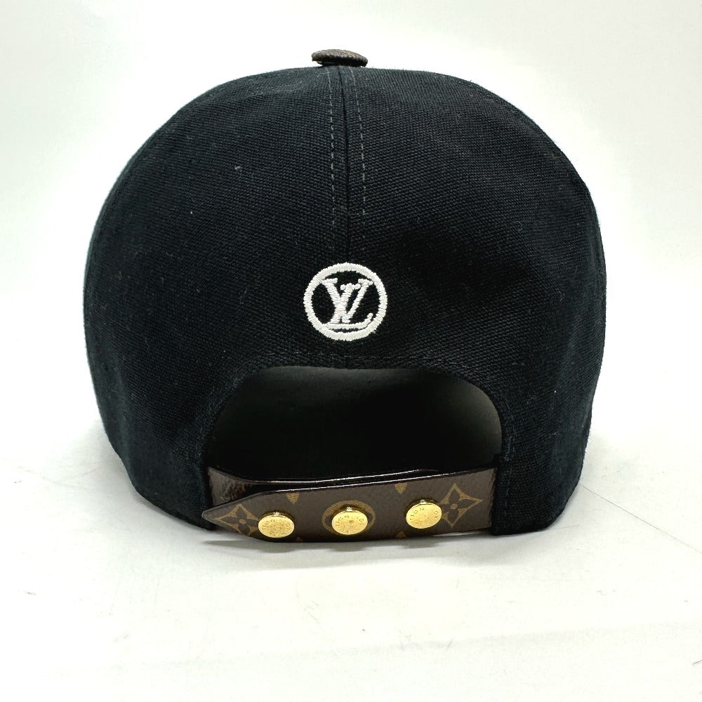 LOUIS VUITTON cap M76947 Cotton, Silk Brown play flower M