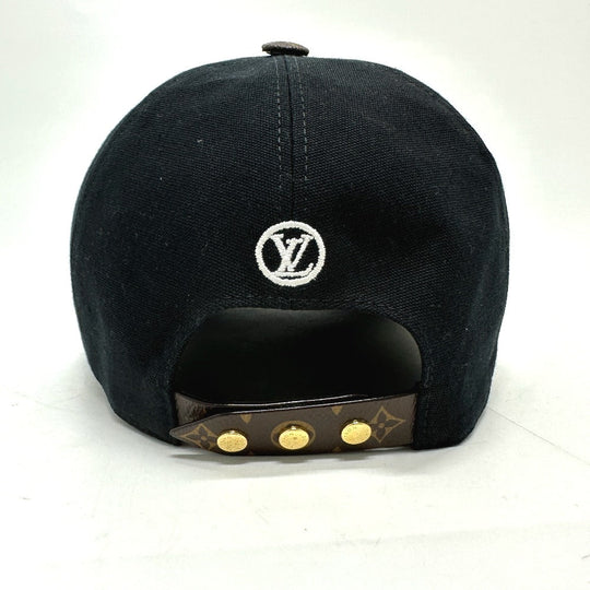 LOUIS VUITTON cap M76947 Cotton, Silk Brown play flower M
