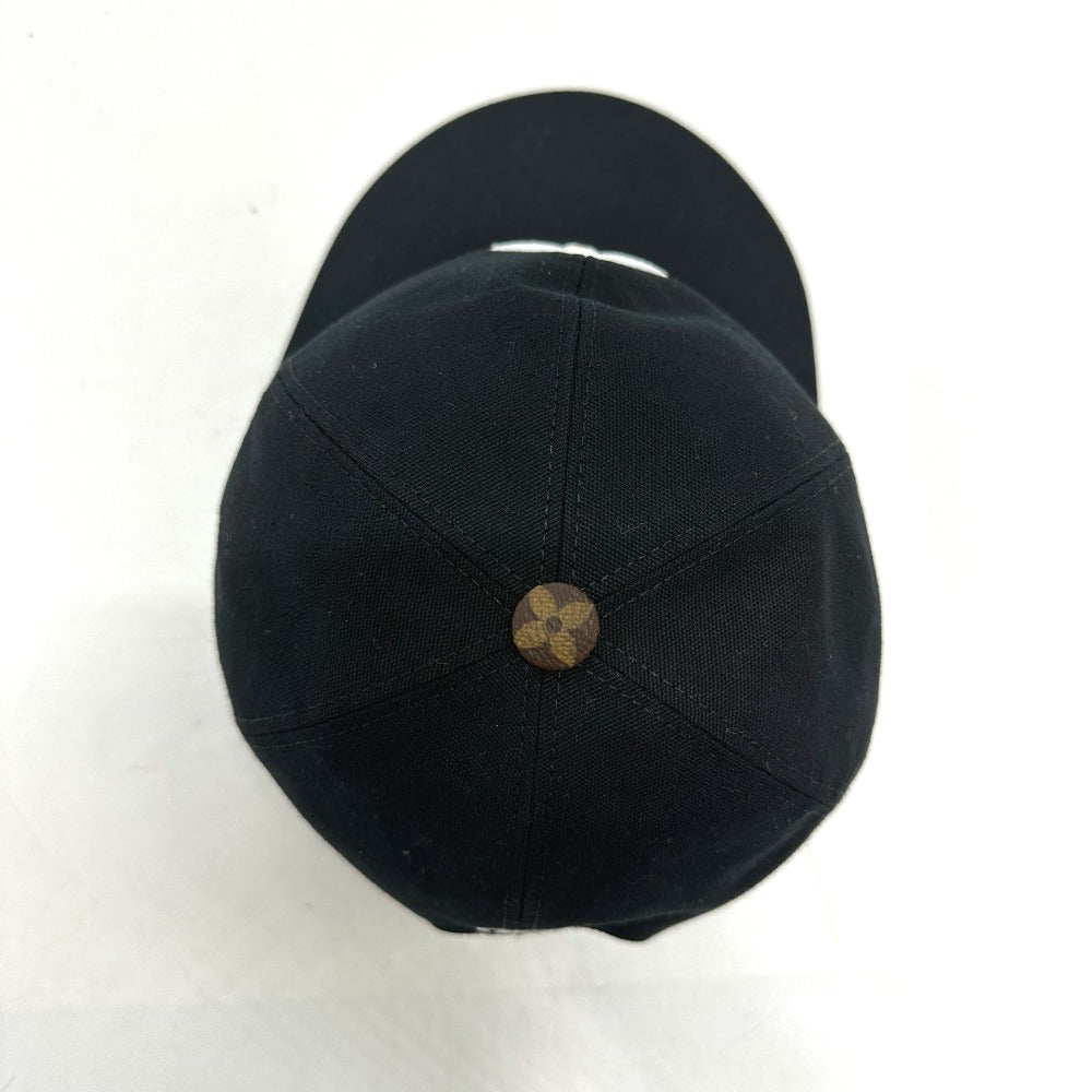 LOUIS VUITTON cap M76947 Cotton, Silk Brown play flower M