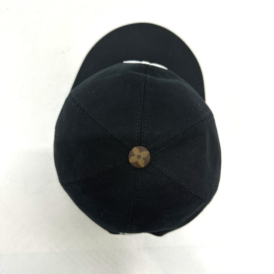 LOUIS VUITTON cap M76947 Cotton, Silk Brown play flower M