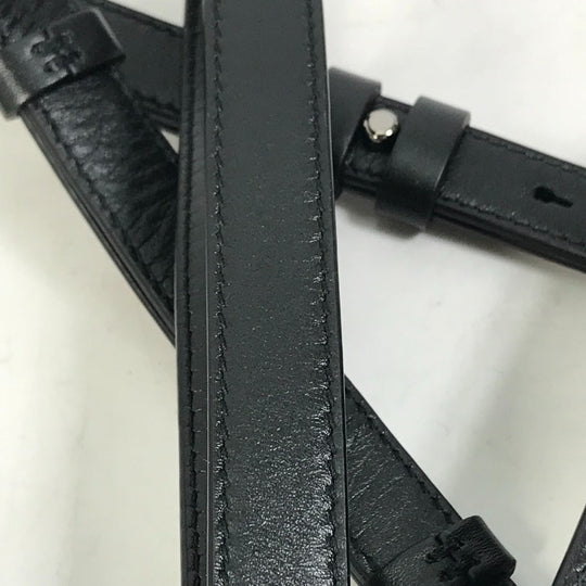 Christian Dior Shoulder Bag leather black pochette bag crossbody Phone case mens Used Authentic