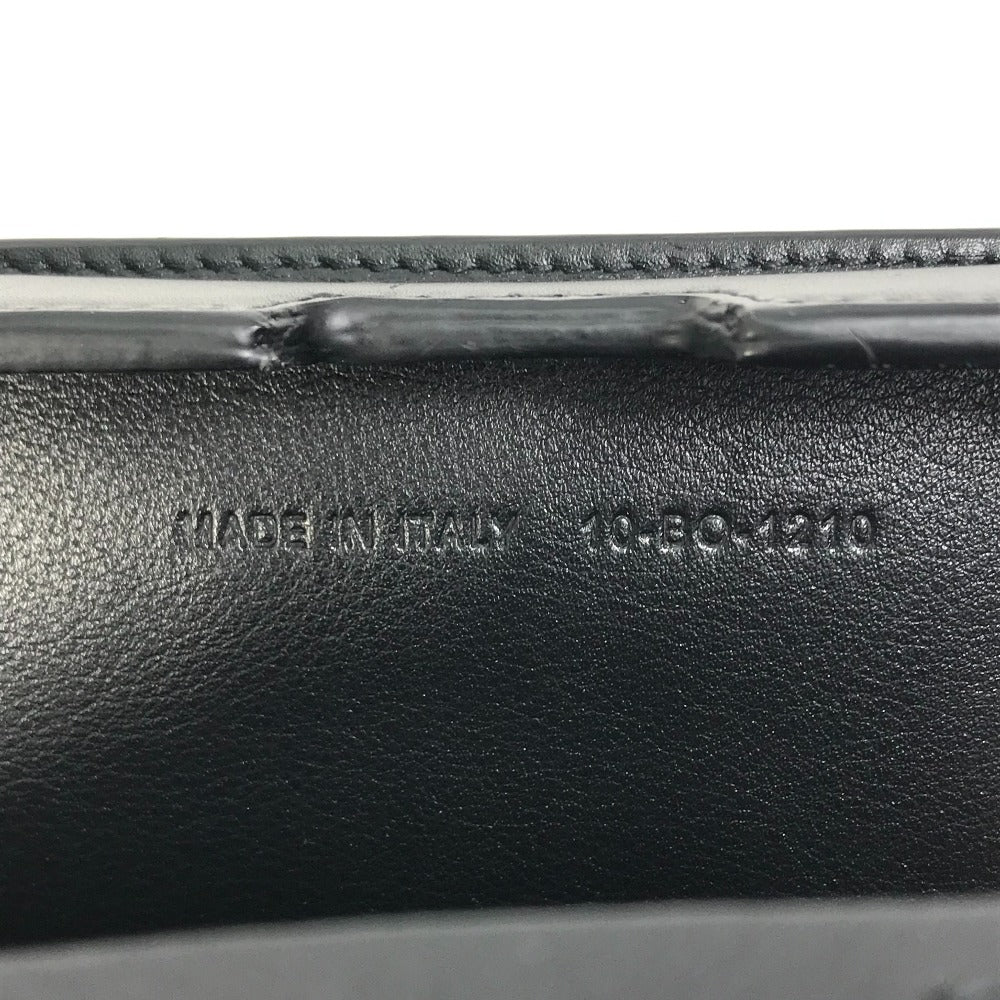 Christian Dior Shoulder Bag leather black pochette bag crossbody Phone case mens Used Authentic