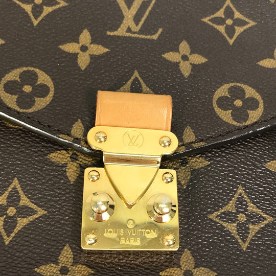 LOUIS VUITTON Handbag M44875 Monogram canvas Brown Monogram Pochette Metis MM Women Used Authentic
