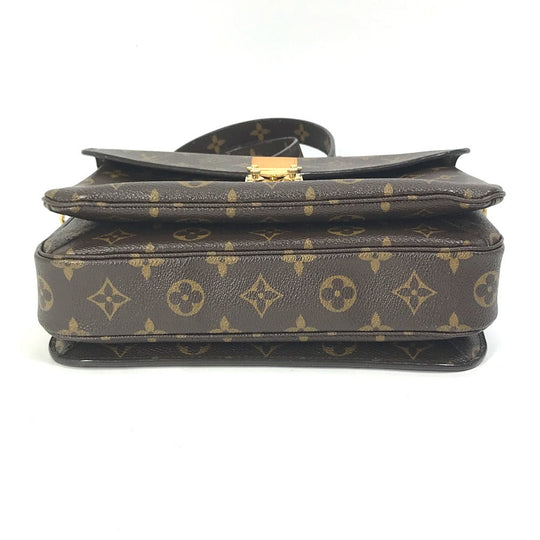 LOUIS VUITTON Handbag M44875 Monogram canvas Brown Monogram Pochette Metis MM Women Used Authentic