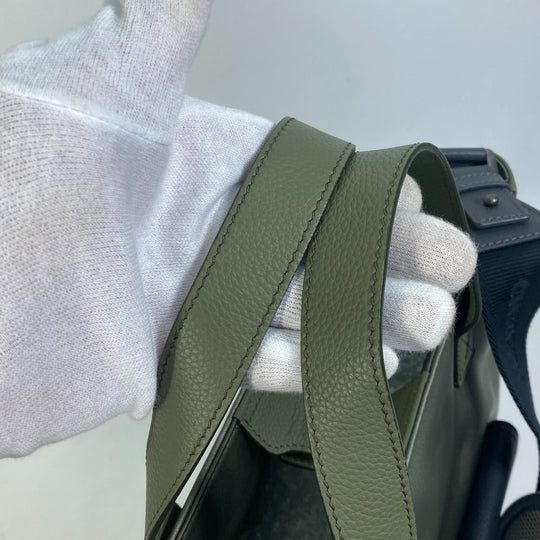 Dior Tote Bag 1ADSH198USF Nylon, Leather khaki sacai sacai collaboration Saddle bag mens Used Authentic