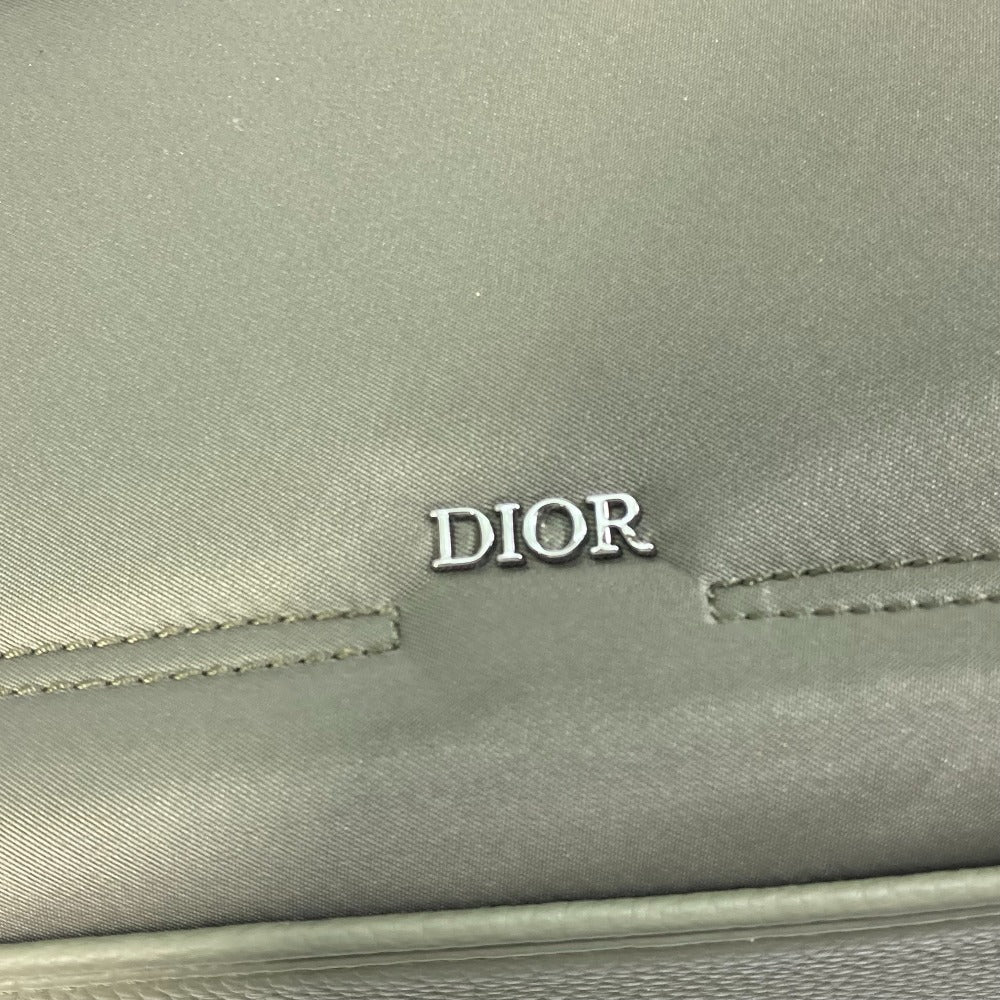 Dior Tote Bag 1ADSH198USF Nylon, Leather khaki sacai sacai collaboration Saddle bag mens Used Authentic