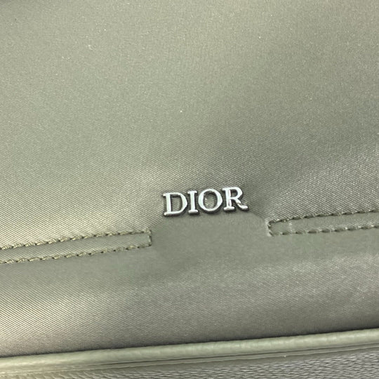 Dior Tote Bag 1ADSH198USF Nylon, Leather khaki sacai sacai collaboration Saddle bag mens Used Authentic
