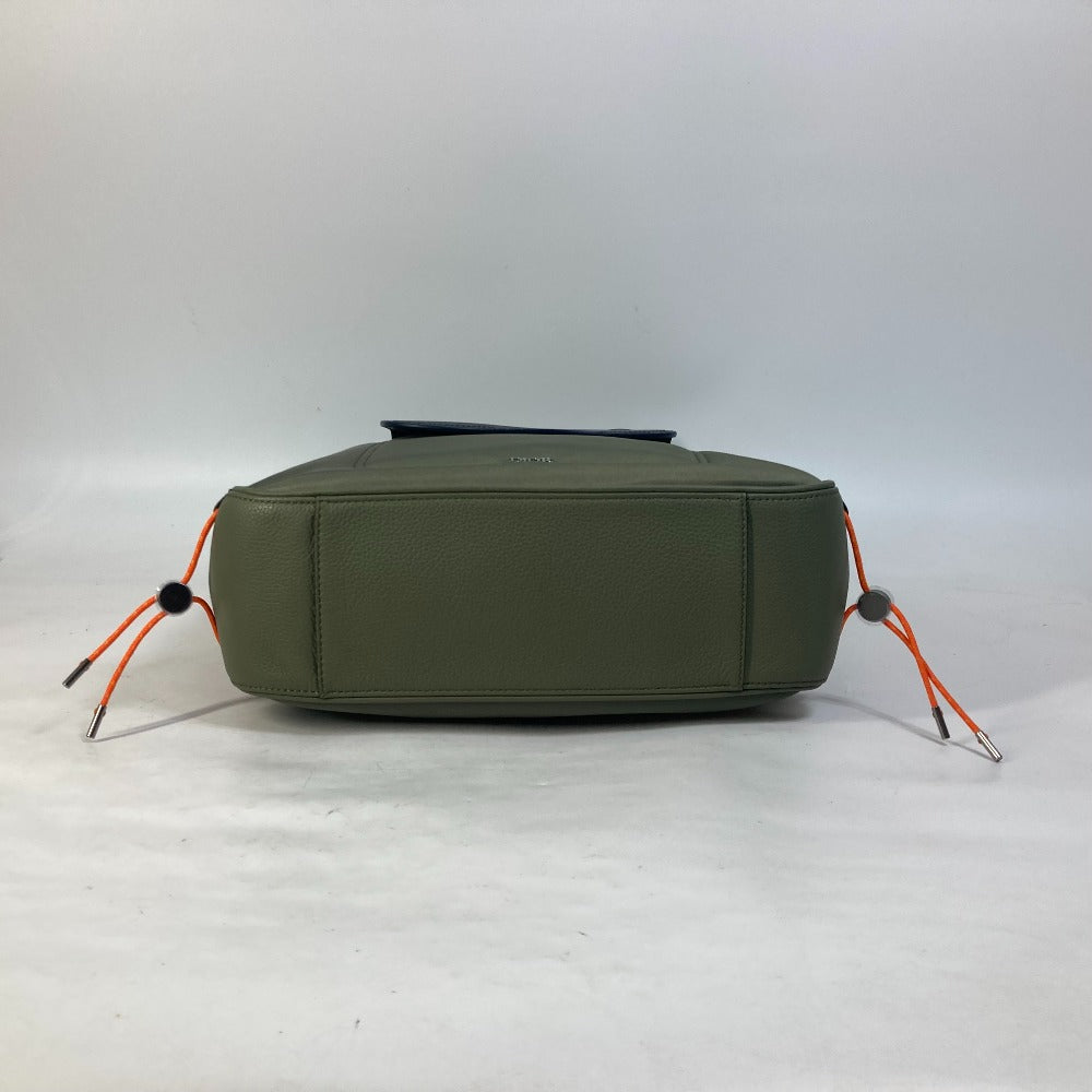 Dior Tote Bag 1ADSH198USF Nylon, Leather khaki sacai sacai collaboration Saddle bag mens Used Authentic