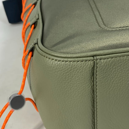 Dior Tote Bag 1ADSH198USF Nylon, Leather khaki sacai sacai collaboration Saddle bag mens Used Authentic