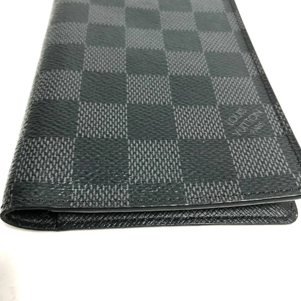 LOUIS VUITTON Notebook cover R20975 Damier Grafitto Canvas black Damier Grafitte Agenda Poch mens Used Authentic
