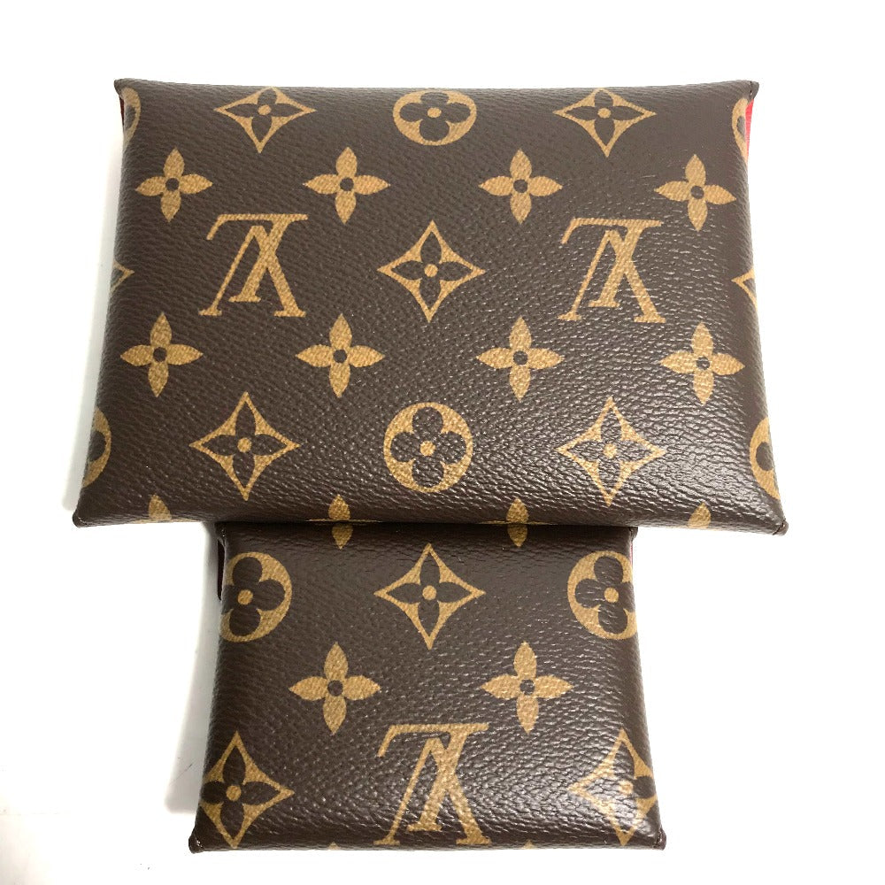 LOUIS VUITTON Clutch bag M62034 Monogram canvas Brown Monogram 3-piece set Pochette Kirigami Women Secondhand Authentic