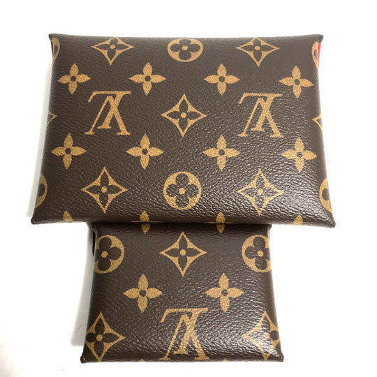 LOUIS VUITTON Clutch bag M62034 Monogram canvas Brown Monogram 3-piece set Pochette Kirigami Women Secondhand Authentic