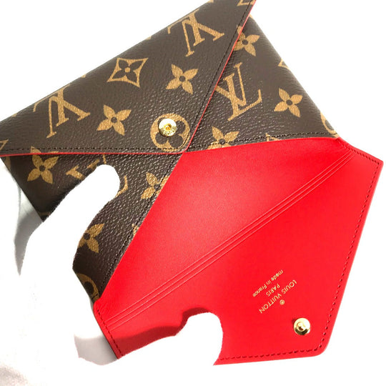 LOUIS VUITTON Clutch bag M62034 Monogram canvas Brown Monogram 3-piece set Pochette Kirigami Women Secondhand Authentic