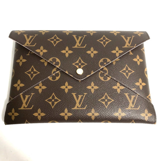 LOUIS VUITTON Clutch bag M62034 Monogram canvas Brown Monogram 3-piece set Pochette Kirigami Women Secondhand Authentic