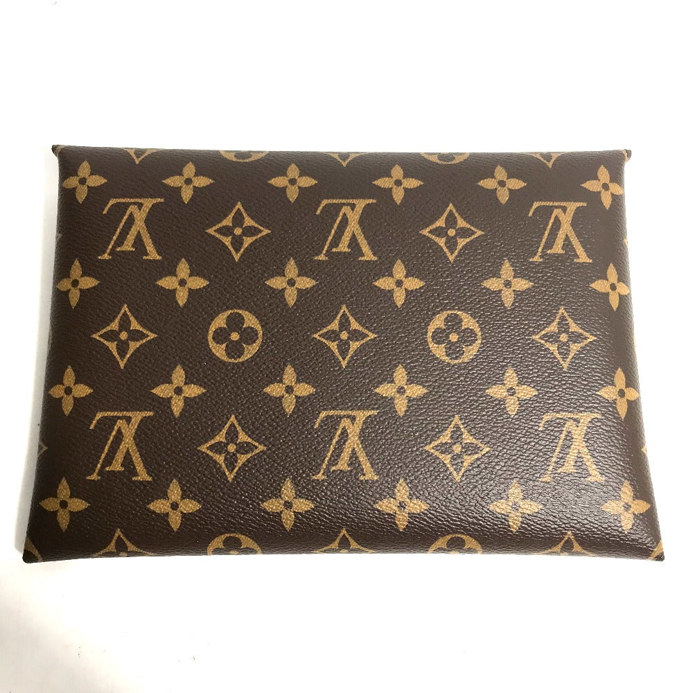 LOUIS VUITTON Clutch bag M62034 Monogram canvas Brown Monogram 3-piece set Pochette Kirigami Women Secondhand Authentic