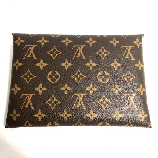 LOUIS VUITTON Clutch bag M62034 Monogram canvas Brown Monogram 3-piece set Pochette Kirigami Women Secondhand Authentic