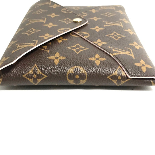 LOUIS VUITTON Clutch bag M62034 Monogram canvas Brown Monogram 3-piece set Pochette Kirigami Women Secondhand Authentic
