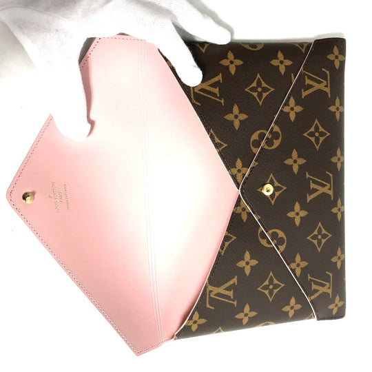 LOUIS VUITTON Clutch bag M62034 Monogram canvas Brown Monogram 3-piece set Pochette Kirigami Women Secondhand Authentic