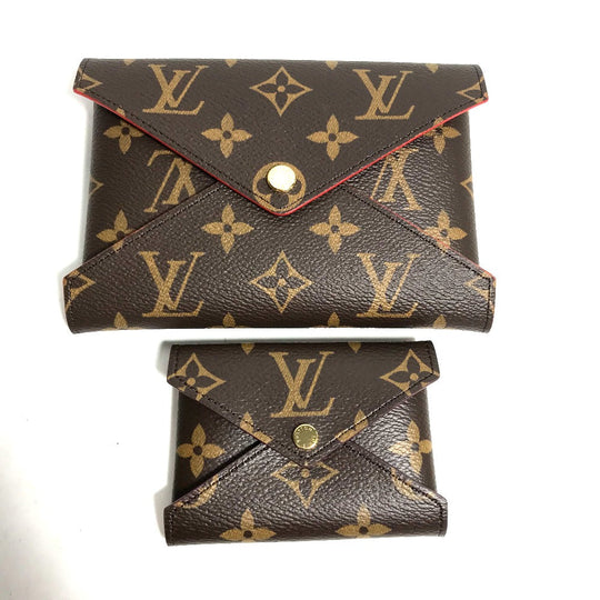 LOUIS VUITTON Clutch bag M62034 Monogram canvas Brown Monogram 3-piece set Pochette Kirigami Women Secondhand Authentic