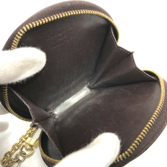 LOUIS VUITTON Coin case M91386 Monogram Vernis purple Monogram Vernis portomone ecruil Women Used Authentic