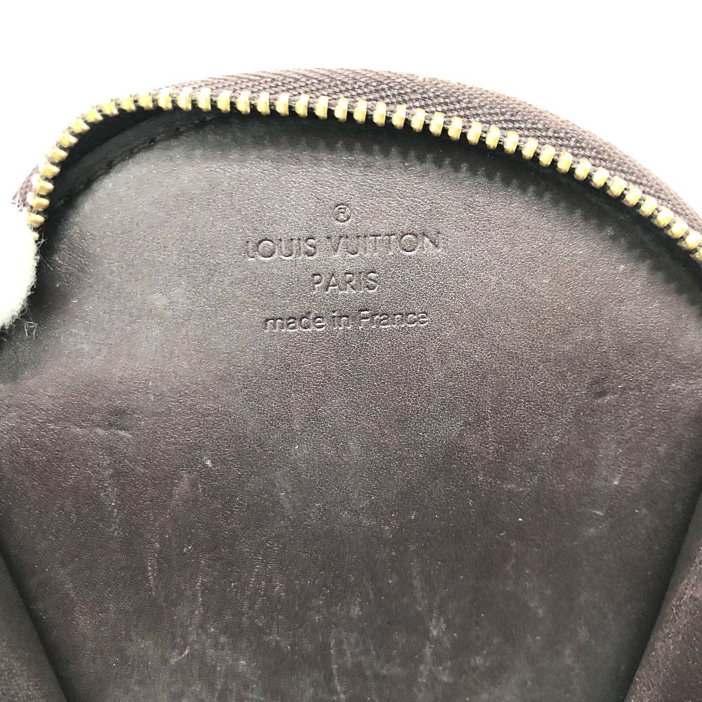 LOUIS VUITTON Coin case M91386 Monogram Vernis purple Monogram Vernis portomone ecruil Women Used Authentic