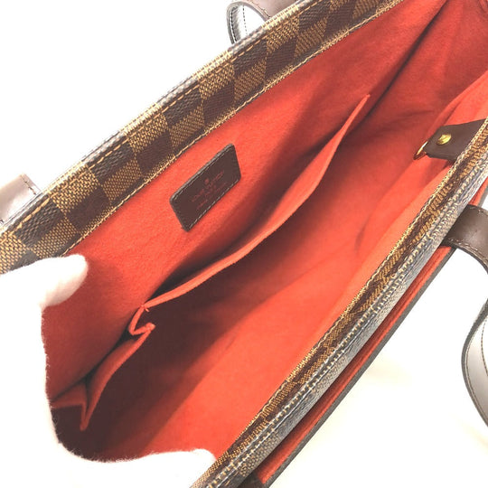 LOUIS VUITTON Tote Bag N51123 Damier canvas Brown Damier Parioli PM Women Used Authentic