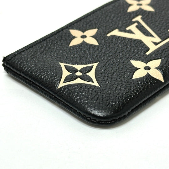 LOUIS VUITTON Coin case M80885 Monogram Ann Platt Leather black Monogram Ann Platt Pochette Cre Women Used Authentic