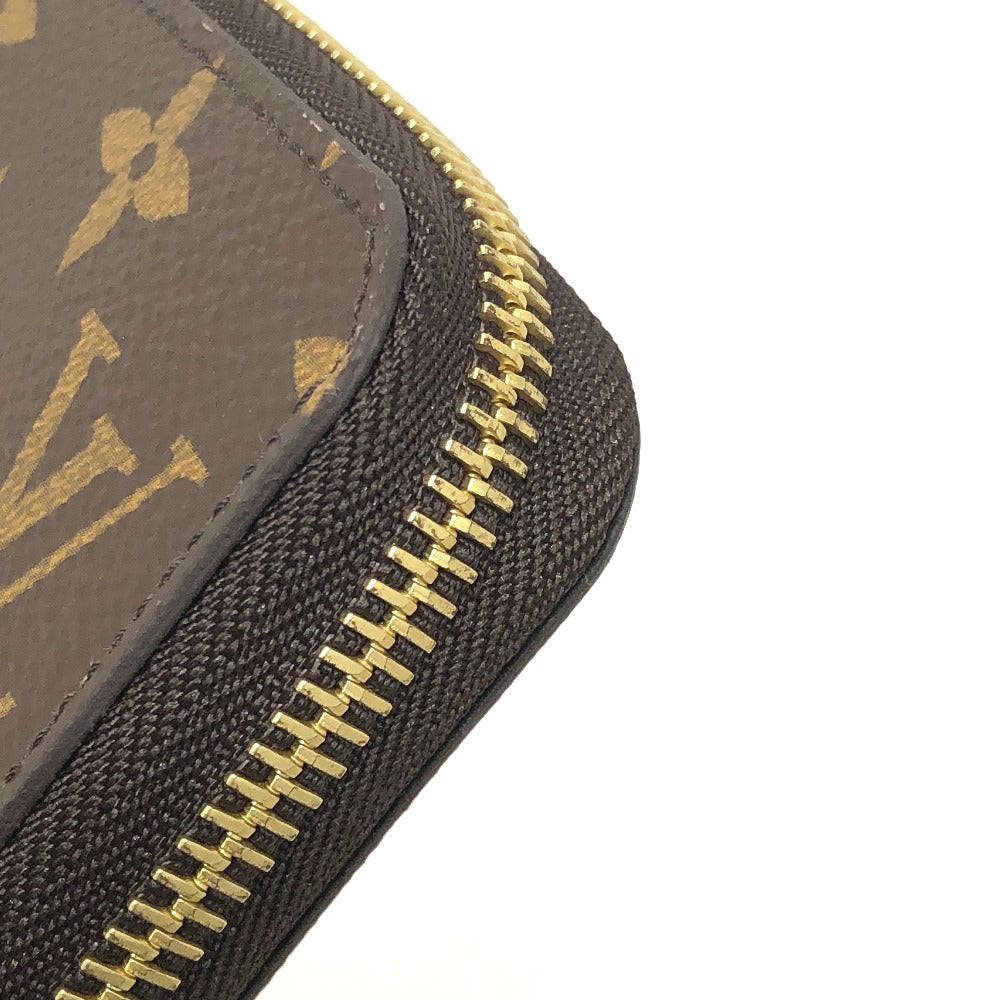 LOUIS VUITTON Long Wallet Purse M42616 Monogram canvas Brown Monogram Zippy wallet Women Used Authentic