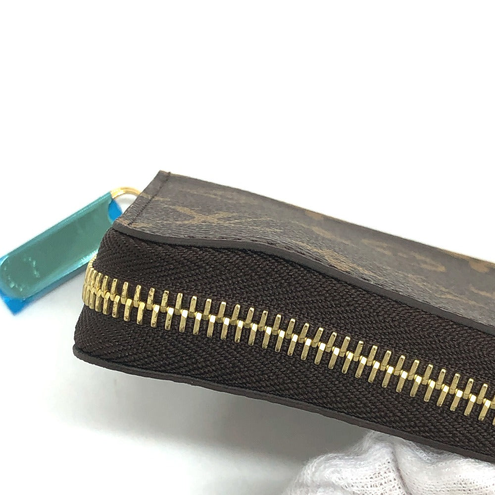 LOUIS VUITTON Long Wallet Purse M42616 Monogram canvas Brown Monogram Zippy wallet Women Used Authentic
