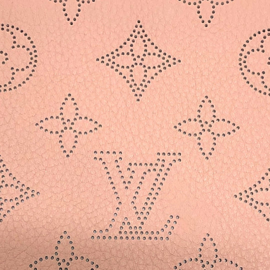 LOUIS VUITTON Long Wallet Purse M61868 Monogram Mahina pink Monogram Mahina Zippy wallet Women Used Authentic