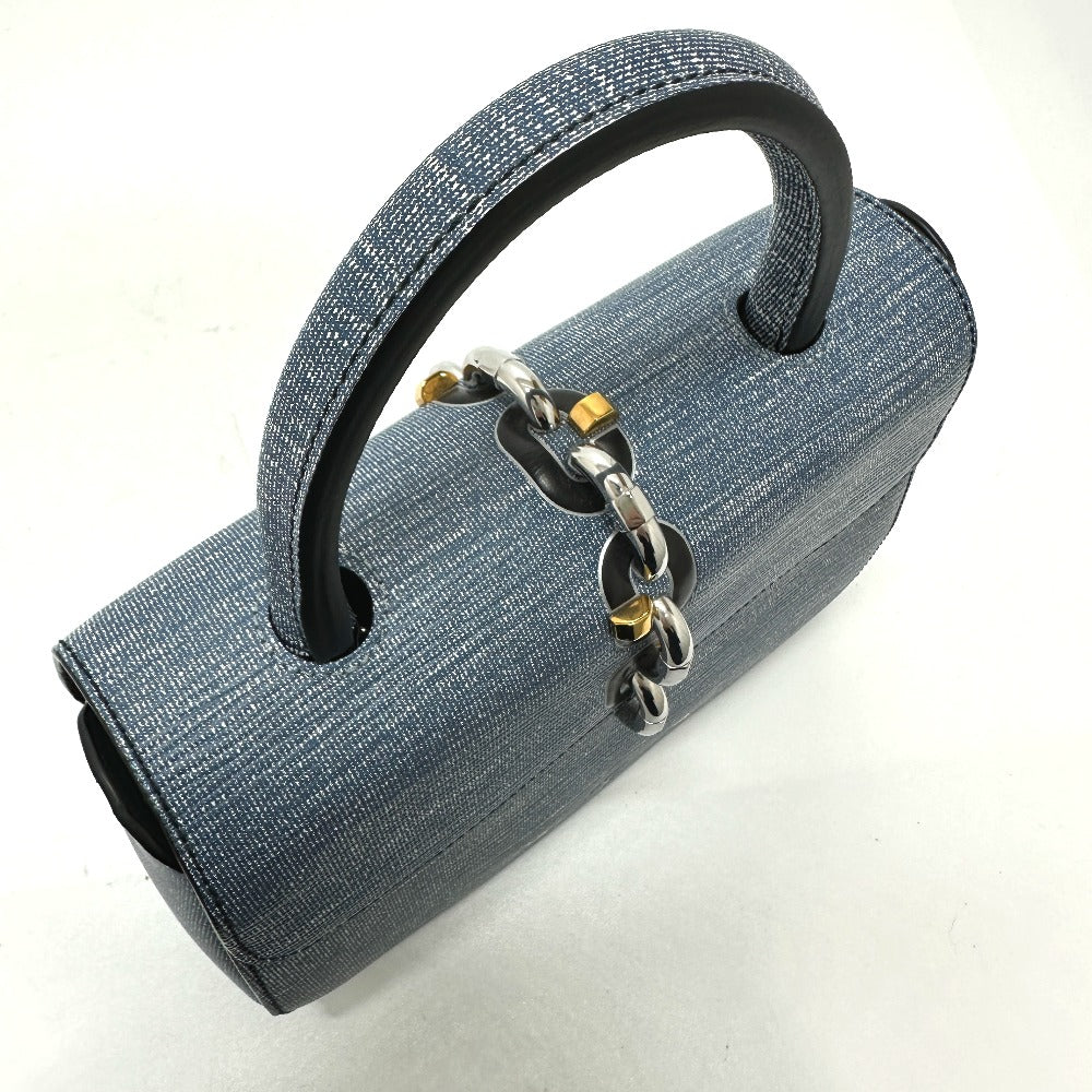LOUIS VUITTON Handbag M54606 Epi Leather blue Epi LockitPM Women Used Authentic
