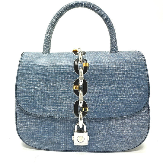LOUIS VUITTON Handbag M54606 Epi Leather blue Epi LockitPM Women Used Authentic