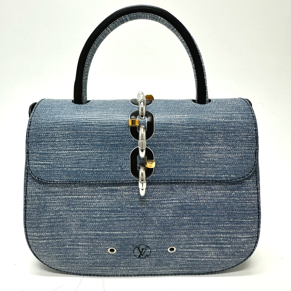 LOUIS VUITTON Handbag M54606 Epi Leather blue Epi LockitPM Women Used Authentic