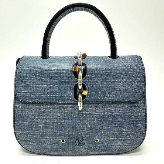 LOUIS VUITTON Handbag M54606 Epi Leather blue Epi LockitPM Women Used Authentic