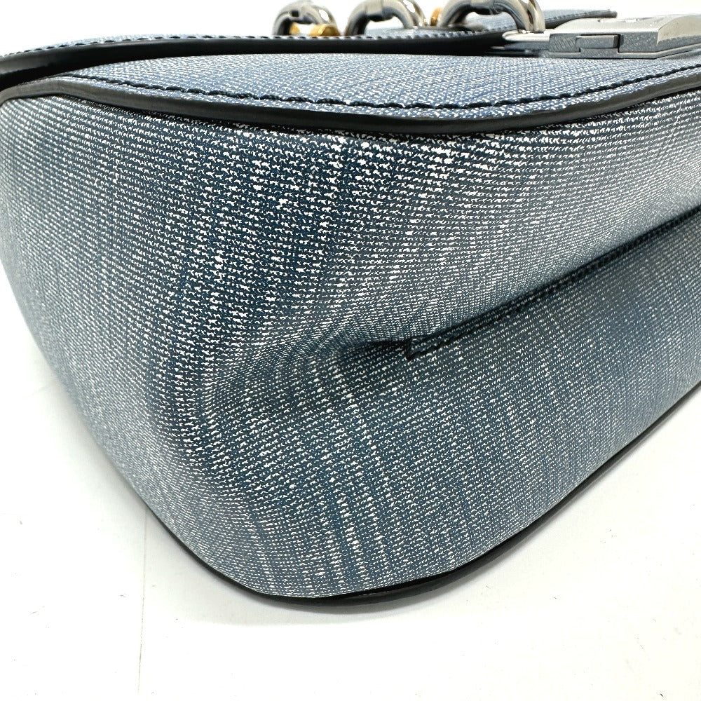 LOUIS VUITTON Handbag M54606 Epi Leather blue Epi LockitPM Women Used Authentic