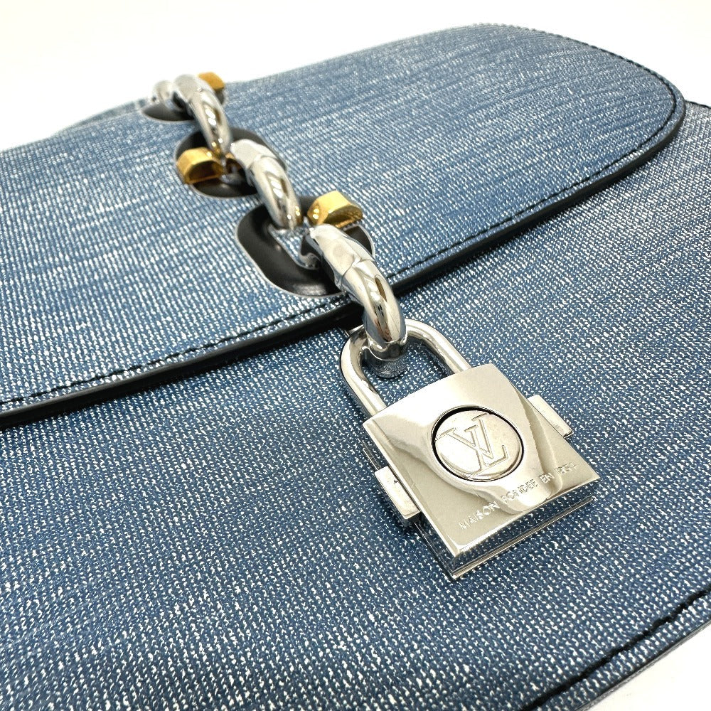 LOUIS VUITTON Handbag M54606 Epi Leather blue Epi LockitPM Women Used Authentic