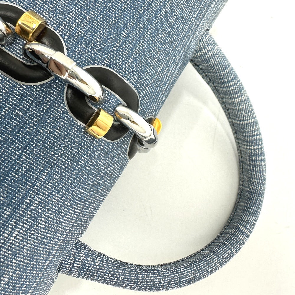 LOUIS VUITTON Handbag M54606 Epi Leather blue Epi LockitPM Women Used Authentic