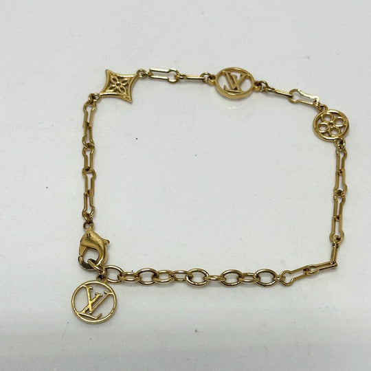 LOUIS VUITTON bracelet M69584 Gold Plated gold Brasserie Forever Young Women Used Authentic