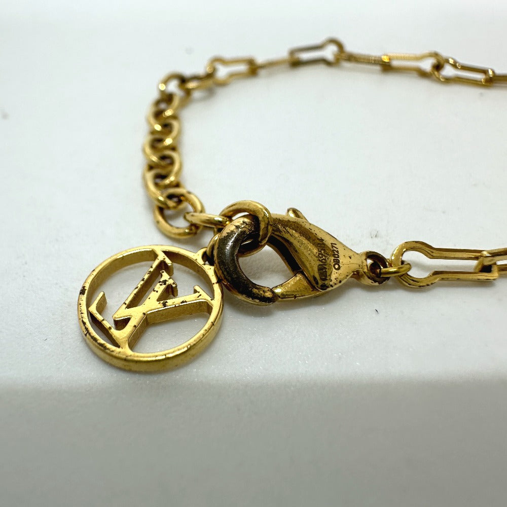 LOUIS VUITTON bracelet M69584 Gold Plated gold Brasserie Forever Young Women Used Authentic
