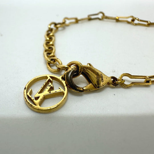 LOUIS VUITTON bracelet M69584 Gold Plated gold Brasserie Forever Young Women Used Authentic