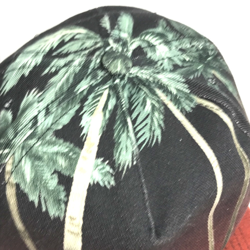 CELINE cap 2AUU1702Q cotton Brown type logo Street Style Cap Women L Used Authentic