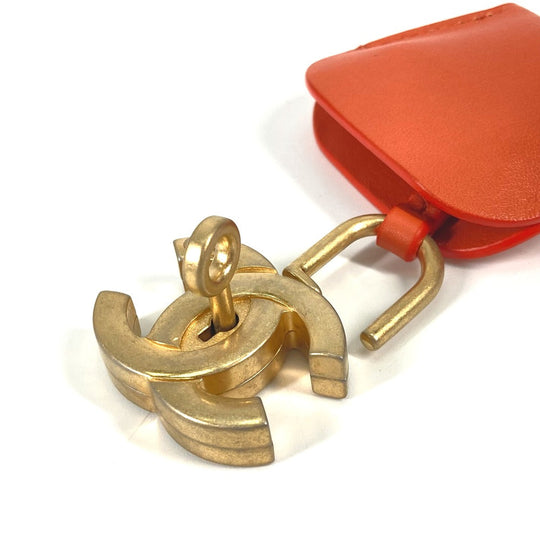 CHANEL Shoulder Bag Canvas / leather Red COCO Mark Crossbody CC filigree vanity bag Women Used Authentic