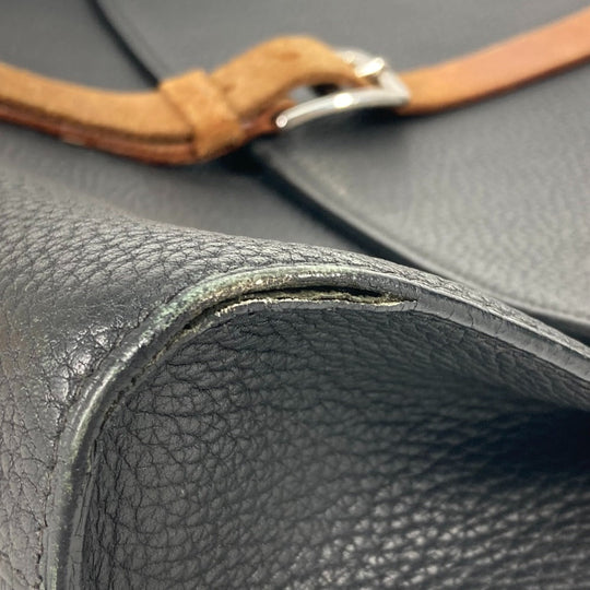 HERMES Business bag Fjord black Bag Etrivert document mens Used Authentic